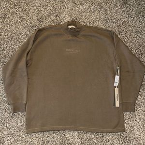 Essentials Fear of God Wood Relaxed Crew Neck Sweatshirt